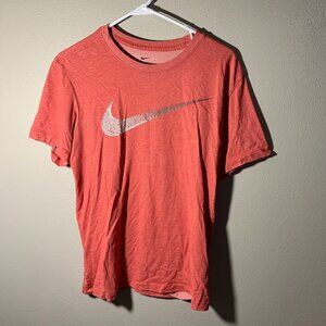 Nike Dri-fit T-shirt, red color (faded style)